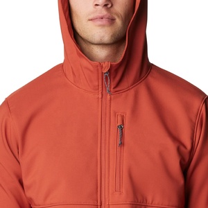 Chaqueta de lona suave y cómoda de primera calidad para hombre Factory Direct High Street Winter Zipper Fine Printing Calm Black - Product Image 3