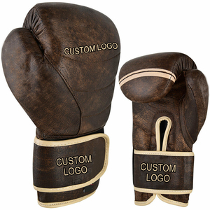 Boxing Gloves Leather Gel Fight <b>Punch</b> <b>Bag</b> Muay Thai Mma Kickboxing Sparring Top Design Boxing Gloves - Product Image 3