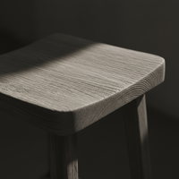 Table basse ronde en bois d'hévéa, mobilier moderne pour la maison, durable