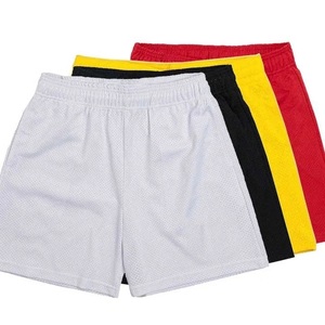 Shorts pour hommes en polyester respirant et à séchage rapide, imprimés par transfert thermique, sur mesure, de haute qualité, en maille de riz, à la mode - Product Image 4