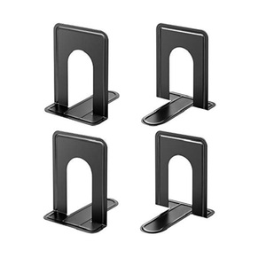 Sujetalibros de metal de calidad superior en color negro para oficinas, hogares, escuelas y bibliotecas. - Product Image 1