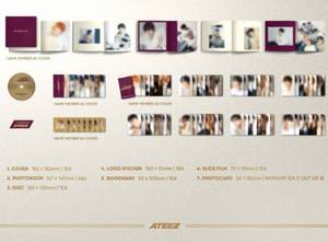 Ateez ชั่วโมงทอง: Part.1 (digipack Ver) kpop ภาษาเกาหลีทุกเพศทุกวัย BW-155 KR - Product Image 3