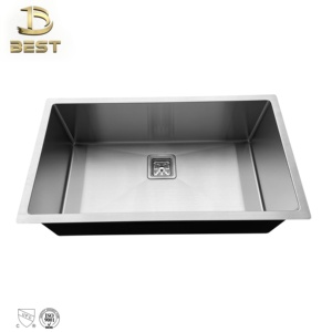 Fregadero de Cocina de Acero Inoxidable 304 de Alta Calidad Hecho a Mano en Vietnam, de un Solo Tazón, Acabado Cepillado, Anti-Rayaduras, Instalación Bajo Encimera - Product Image 5