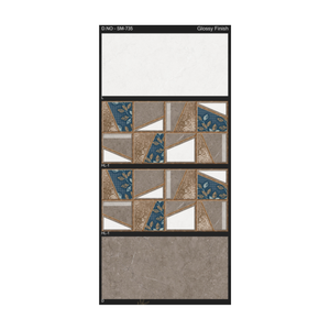 Carreaux de sol et de mur en céramique émaillée moderne 300x600 mm pour cuisine, salle de bain, toilettes, collection Concept Intérieur, carrelage résidentiel - Product Image 1