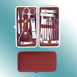 Household Carbon Steel Manicure Pedicure Set 19-Piece <b>Nail</b> Clipper <b>Nail</b> Scissors Set BY ANAAIF ENTERPRISES - Product Image 2