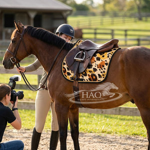 Tapis de selle de dressage antidérapants et respirants pour l'équitation, équipement équestre pour la compétition - Product Image 3