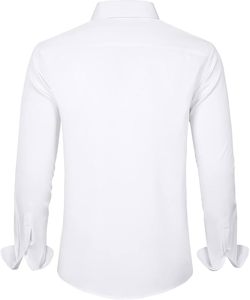 เสื้อเชิ้ตผู้ชาย Aero Formal แขนยาว ยืดได้ ไม่ยับ ทรงปกติ สีพื้น ธุรกิจลำลอง งานแต่งงาน ติดกระดุม รุ่น 2026 - Product Image 3