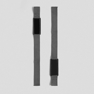 Sangles de levage personnalisées avec logo en néoprène, coton et polyester, antidérapantes et respirantes pour la musculation en salle de sport - Unisexe - Product Image 4