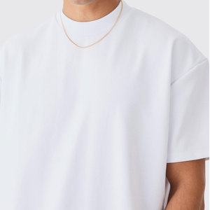 เสื้อยืดโอเวอร์ไซส์พรีเมียม เนื้อผ้านุ่มสบาย 240 กรัม คอเสื้อยาว แขนสั้น คุณภาพเยี่ยม เสื้อยืดเรียบง่ายสำหรับใส่ลำลองและออกกำลังกาย - Product Image 5