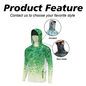 Sudadera con Capucha para Pesca Deportiva al Aire Libre, Hecha a Medida, de Alta Calidad Premium, Nueva Llegada, 100% Poliéster, Manga Larga, UPF 50, Secado Rápido - Product Image 4