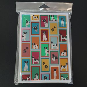 Whimsical A7 Tamaño 5x7 Jack Russell Terrier Tarjetas de notas en blanco Paquete de 8 sobres-Muchas tarjetas de felicitación - Product Image 3