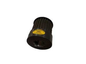 Poulie HTD 8M à couple élevé 40T, poulie HTD 8M GT2, poulie 8MHTD, largeur de courroie personnalisée, alésage personnalisé, alésage des dents personnalisé, moyeu à clavette, bride - Product Image 3