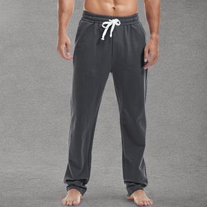 2026 Men's Pants Casual Sports Fleece <b>Slim</b> <b>Joggers</b> Wholesale Plus Size Straight Pattern Men's Trousers Embroidered Side Zipper - Product Image 6