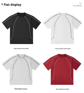 Camiseta Deportiva de Algodón Premium para Hombre, Estilo Raglán, Impresión Personalizada, Ecológica y Transpirable - Product Image 6