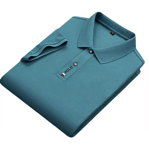 Nouveaux polos pour hommes 100% coton piqué, manches courtes, et polos personnalisés. - Product Image 1