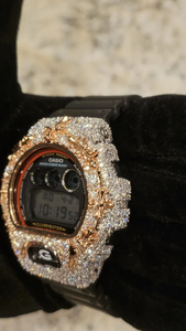 Luxury Men's G SHO Quartz ETA Mechanical VVS Moissanite Business Style Hip Hop Iced <b>Diamant</b>-encrusted Metal Leather 3Bar 42mm - Product Image 5
