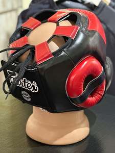 High Quality Custom Boxing <b>Head</b> Guard Helmet Hook Loop Closure Boxing Muay Thai MMA Sparring Protection - Product Image 3