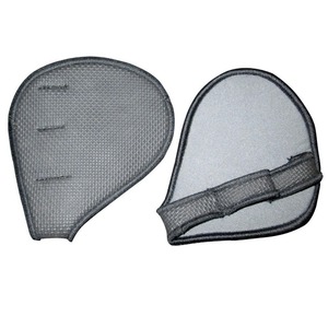 Neoprene <b>Half</b> Finger Gloves With Black Wrist Strap For Gym Training Unisex Non <b>Slip</b> Design - Product Image 4