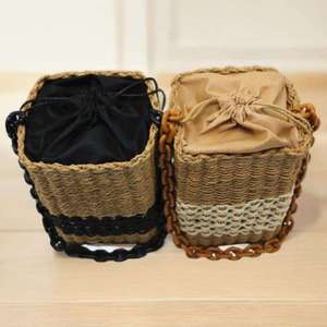 Apportez une touche d'énergie chaleureuse à votre style saisonnier avec ce charmant sac en fil naturel, conçu pour un look chaud et saisissant, disponible dès maintenant. - Product Image 4