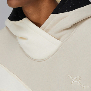 Vente en gros – Sweat à capuche unisexe 350 g/m² 100 % coton écologique, couleur unie, ODM, automne, haute qualité, coupe classique, doublure polaire tricotée - Product Image 4