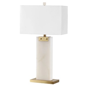 Modern <b>Marble</b> Accent Lamp Featuring Structured Geometric Form Warm Ambient Glow And Premium Decorative Styling - Product Image 6