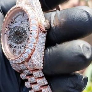 Splendid Gift Jewelry Luxury Men's Silver <b>Watch</b> <b>Case</b> with Sapphire Crystal Dial Roman Numeral Analog ETA Quartz Movement 28mm - Product Image 3