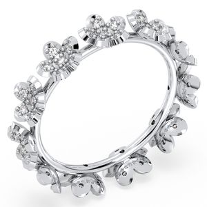 REYES – bagues de promesse de mariage en argent Sterling 925 de haute qualité pour femmes, cadeaux de fiançailles de luxe, bijoux fins - Product Image 3