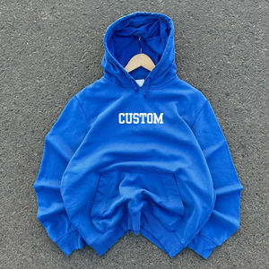 Sweat à capuche oversize pour homme, coupe décontractée, en molleton de coton doux, avec poche kangourou, style streetwear décontracté, confort quotidien - Product Image 4