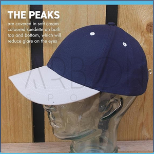 Custom Logo Two Tone Baseball Cap 6 Panel <b>Navy</b> Blue and White Sport <b>Hat</b> High Quality Cotton Twill Adjustable 6 Panel Caps - Product Image 5