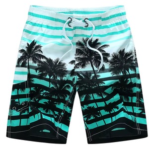 Men's Striped Board Shorts With Drawstring Waist Quick Dry Swim Trunks Casual Beachwear For Pool And Vacation - Product Image 3