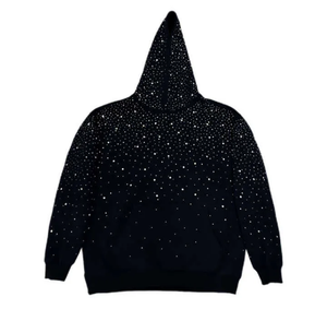 Sudadera con Capucha de Invierno Personalizada con Cristales Brillantes y Pedrería, Estilo Urbano Informal, 100% Cristal con Diseño Gráfico - Product Image 5