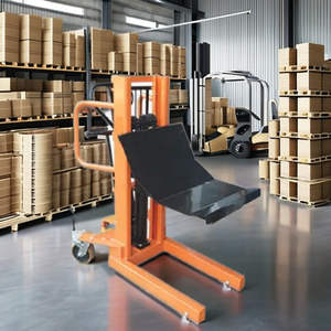 Elevador y Apilador Manual Hidráulico para Tambores, para Manejo de Tambores de Aceite en Almacenes y Elevación de Materiales Industriales - Product Image 4