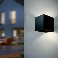 Applique murale LED cylindrique magnétique en aluminium, étanche IP44, pour extérieur, avec capteur PIR, blanc chaud 3500K, Ra60 CRI, pour jardin