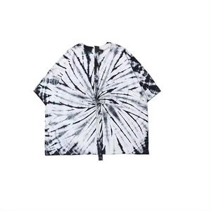 Plus Size Men's Batik Tie Dye Summer Breathable Oversized T-<b>Shirt</b> 100% Cotton Short Sleeve Crew Neck Casual Front Logo Top - Product Image 5