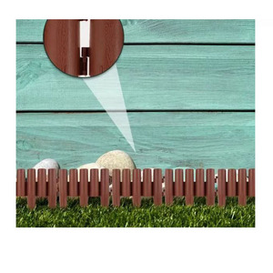 Clôture de jardin moderne en PP pour usage extérieur, petite taille, enclos pour parterre de fleurs - Product Image 1