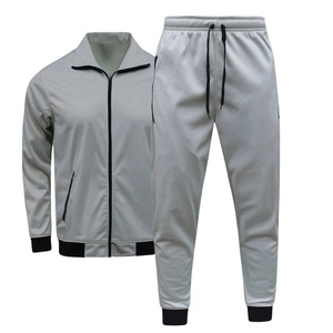 Men's Black Red Tracksuit Full Zip <b>Jacket</b> Matching Pants Sporty Casual Wear Autumn Season Polyester Material Side Pockets - Product Image 5