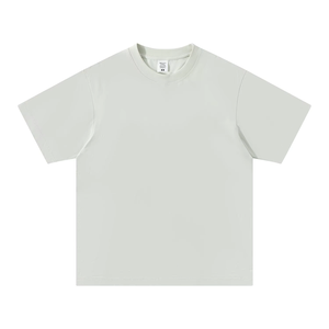 Fashion Casual Knitted Cotton Plain Custom Tee Designs Sublimation Women and Men Oversized Loose T-Shirts - Product Image 3