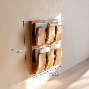 Handcrafted Bookshelves Farmhouse <b>Shelf</b> Floating <b>Shelves</b> Wood Furniture For Home Decor - Product Image 4