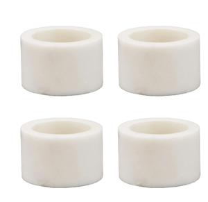Anillo de servilleta de mármol más solicitado a precio económico, juego de 4 piezas de anillos de servilleta de piedra de mármol blanco - Product Image 1
