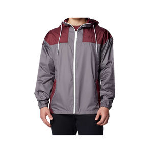 High Quality Custom Men’s Windbreaker Jacket Full Zip Casual Outerwear Supplier - Product Image 1