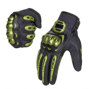 Gants de moto en cuir Airflow Design avec protection rigide des phalanges, légers et respirants, équipement de conduite moto 2026 - Product Image 4
