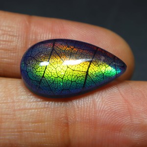 Monarch Butterfly <b>Opal</b> Doublet Handmade <b>Opal</b> Doublet Butterfly Jewelry Green Fire <b>Opal</b> Stone Jewelry Fire <b>Opal</b> Doublet Gemstone - Product Image 3
