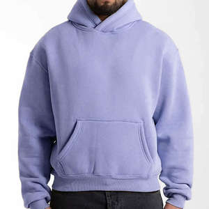 Fabricante de sudaderas con capucha de algodón en blanco, estilo boxy, 500 g/m², alta calidad, hombros caídos, felpa francesa, lisas, extragrandes, cortas. - Product Image 4