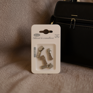 Glissières à fermeture éclair Ilan 30 mm en métal pour sacs et porte-monnaie, 4 pièces - Product Image 2