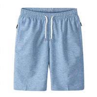Shorts de sport unisexes personnalisés de haute qualité pour hommes, style streetwear, entraînement, décontracté, athlétique, course à pied, 100 % polyester uni