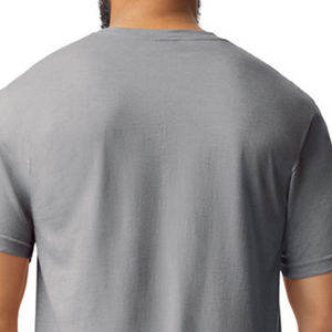 Camiseta de Hombre Cement CVC, Camiseta de Manga Corta con Cuello Redondo de Mezcla de Algodón Suave, Camiseta Informal Transpirable para Uso Diario, Personalizada - Product Image 4
