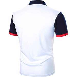 Polo homme tendance de qualité supérieure, personnalisable, en coton respirant, à manches courtes, pour usage décontracté, coupe ajustée, fabrication OEM - Product Image 4