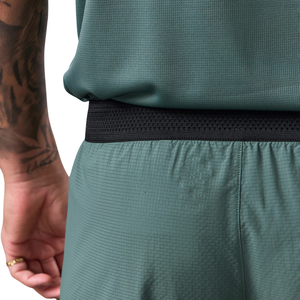 Mens Forest Green Mesh Training <b>Shorts</b> Elastic Waist Gym Workout Running Sportswear <b>Lightweight</b> Activewear <b>Shorts</b> for Men - Product Image 6