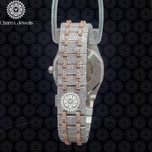 Charm Jewells Luxury Stainless Steel Watch 42mm Round Dial Sapphire Crystal Quartz Movement <b>Chronograph</b> Unisex Fashion Design - Product Image 6