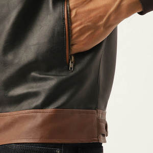 Veste en cuir pour homme 2026, respirante, grande taille, pour l'extérieur, en toile de haute qualité, en vente - Product Image 4